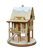 NEW - Ginger Cottages Wooden Ornament - Ginger Beach Cottage